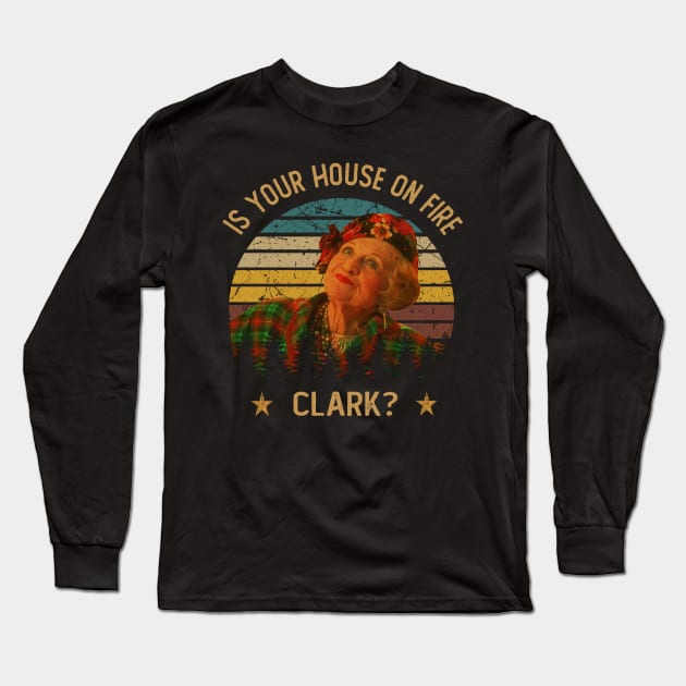 Classic Photo Is Your House On Fire Long Sleeve T-Shirt by Black Demon Bear